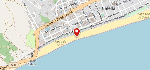 Bahari Club Restaurante en Calella на карте