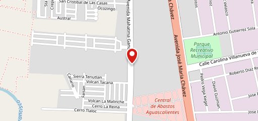 Bahía Rangel Mariscos на карте