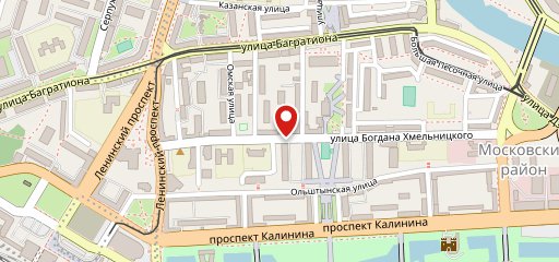 Булочная на Хмельницкого на карте