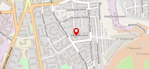 Буфет на карте