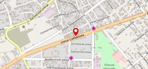 Бакинский дворик на карте