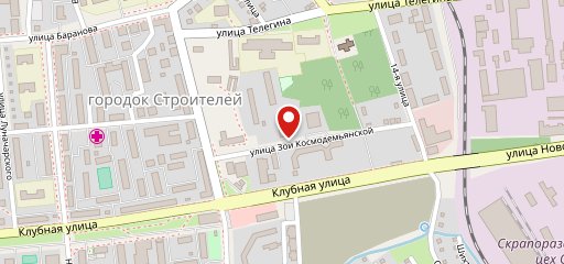 Бакинский двор на карте