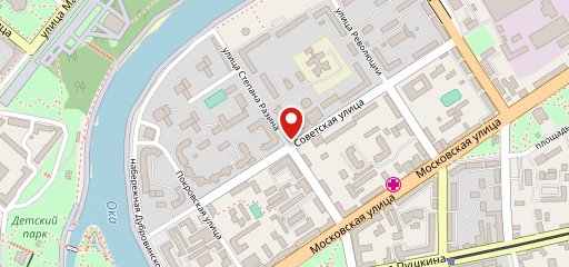 Бакинский дворик на карте