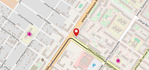 Бакинский перекрёсток на карте