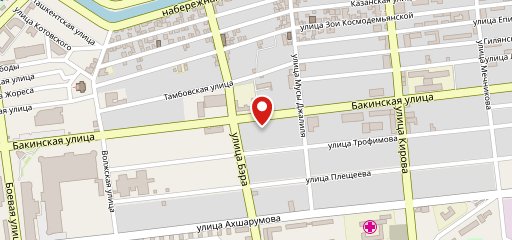 Баку на карте