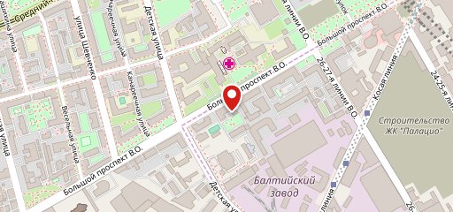 Баку на карте
