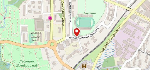 Балтика на карте
