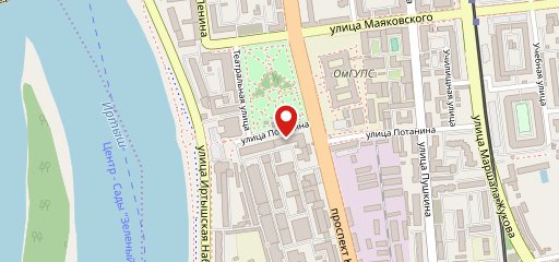 Банкет-холл Проект 16/1 Omsk на карте