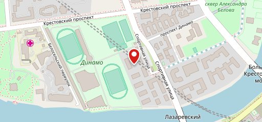 Кафе на Крестовском на карте