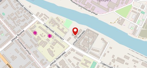 Банкетный зал Левичева 8 на карте