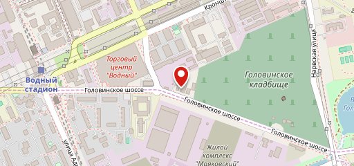Сауна Нескучный сад на Водном стадионе на карте