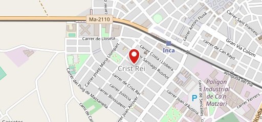Bar Cafetería Cristo Rey на карте