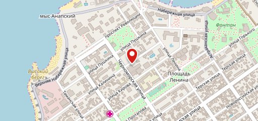 Луч на карте