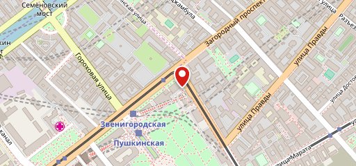 Bar Line на карте