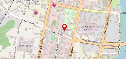 Бар мороженого на карте