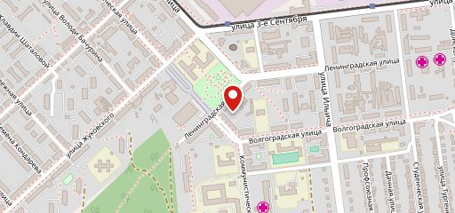 Бар на Ленинградская на карте