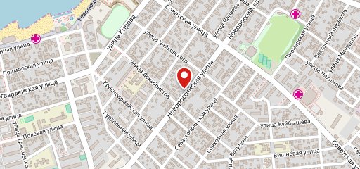 Бар на Новороссийской на карте