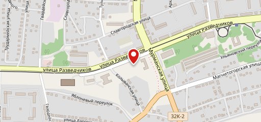 Бар на Разведчиков на карте