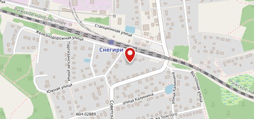 Бар на Железнодорожной на карте