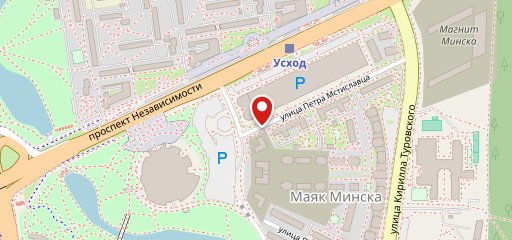 Бар "Невада" в Минске на карте