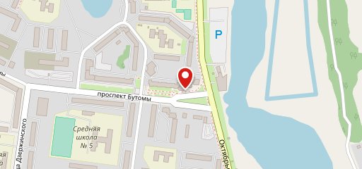 Бар на проспекте Бутомы на карте