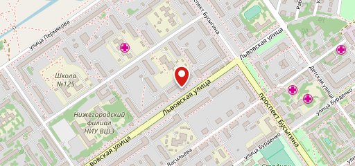 Бар на Львовской, 25 на карте
