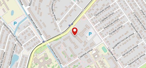 Бар на ул. Минеева, 29А на карте