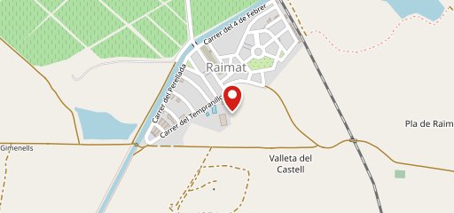 Restaurant Piscines Raïmat - Raimat Oh My Club на карте