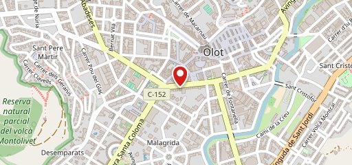 Bar-Restaurant Can Risco Olot на карте