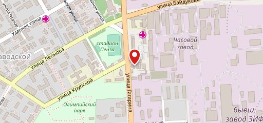 Советский на карте