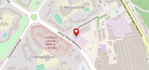Советский на карте