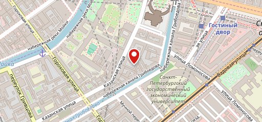 Baraka vegetarian cafe Saint Petersburg на карте
