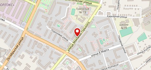 Шашлычная На Горького на карте