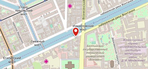 Бармолей бар на Фонтанке на карте