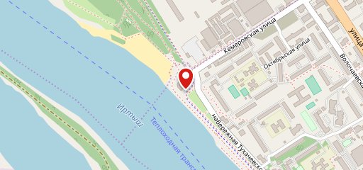 Баржа на карте