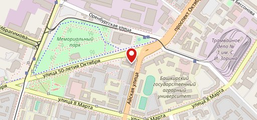 Дом башкирской кухни на карте