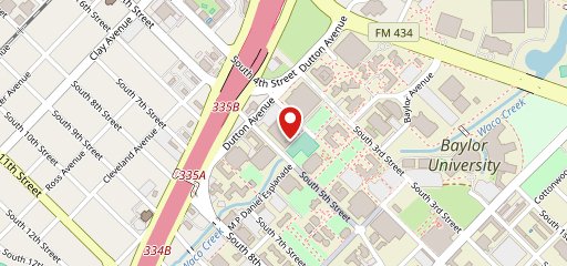 Baylor Dining на карте
