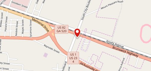 BBQ Waycross GA на карте