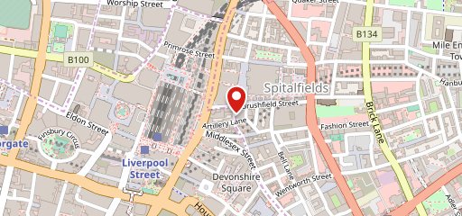Be At One - Spitalfields на карте