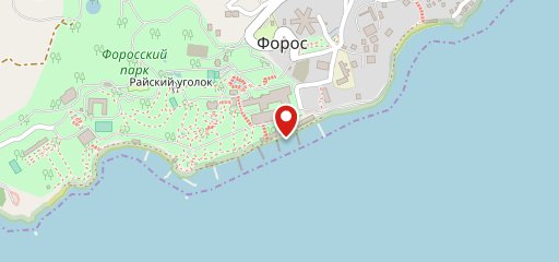Пляж на карте
