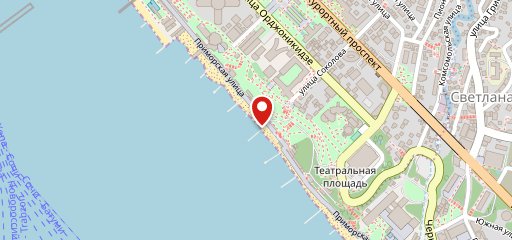 Приморский на карте