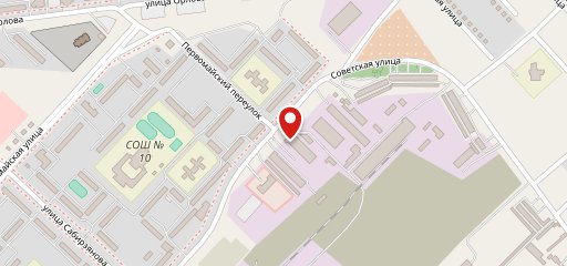 Берёза на карте