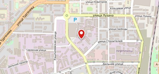 Белая акация на карте