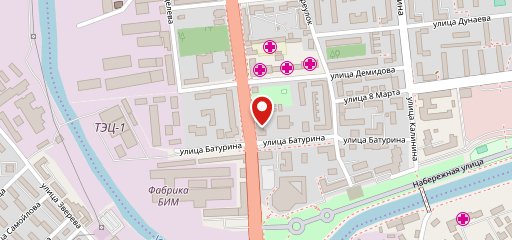 Белая Ива на карте