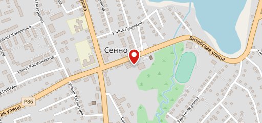 Белый берег на карте