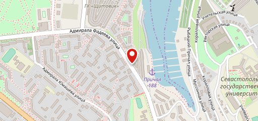 Белый парус на карте