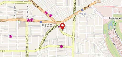 번갯불 на карте