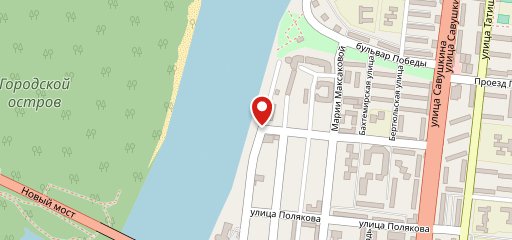 Берег на карте