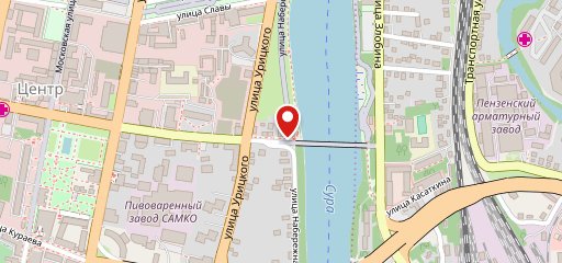 Сурский берег на карте