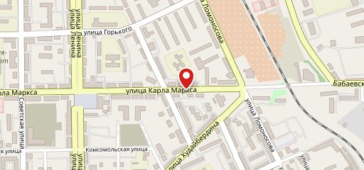 Береза на карте